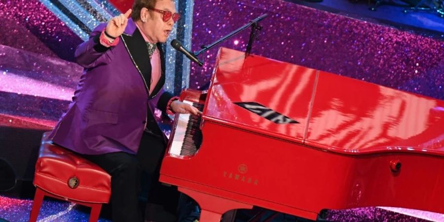 Der britische Sänger Elton John