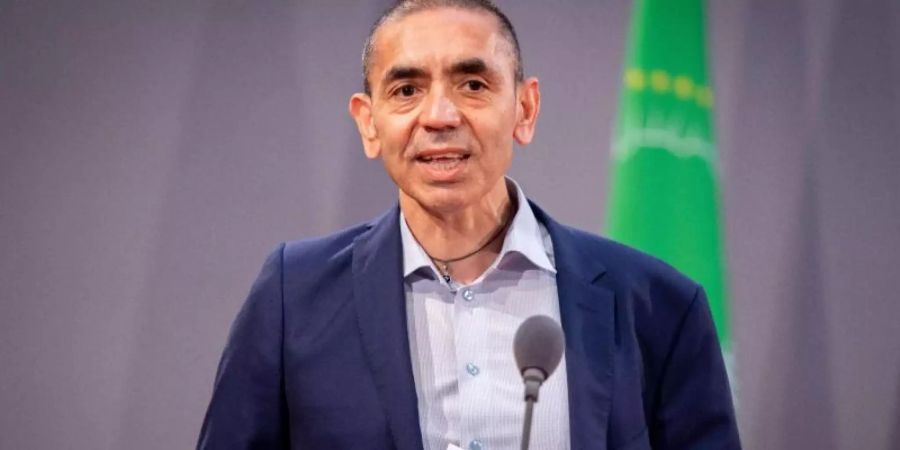 «Wir erwarten, dass auch im Jahr 2022 eine starke Nachfrage nach unserem Impfstoff besteht»: Biontech-Chef Ugur Sahin. Foto: Kay Nietfeld/dpa