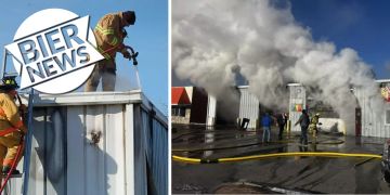 Feuerwehr  Feuer skurril