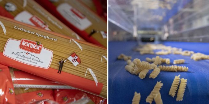 Die Pasta Röthlin AG verbucht wegen dem Ukraine-Krieg einen doppelten Umsatz im Fabrikladen. Kernser Pasta Ukraine Krieg