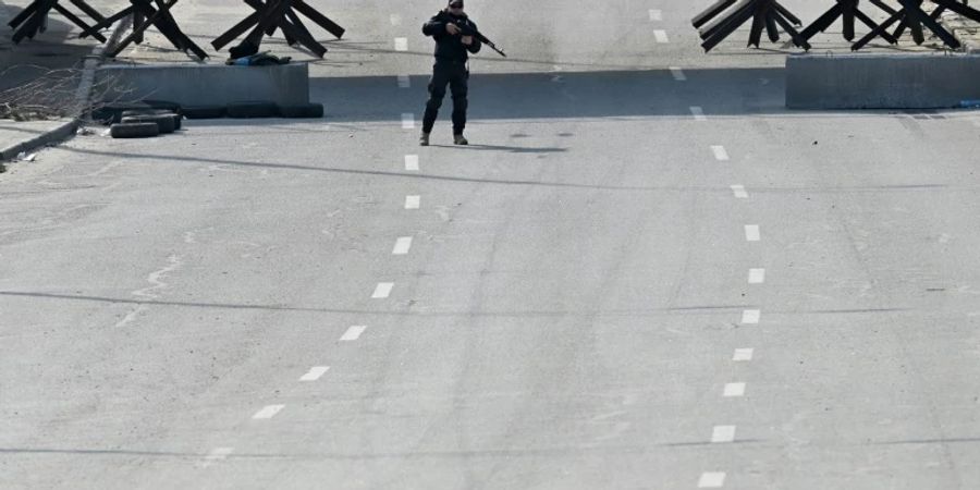 Soldat in Kiew