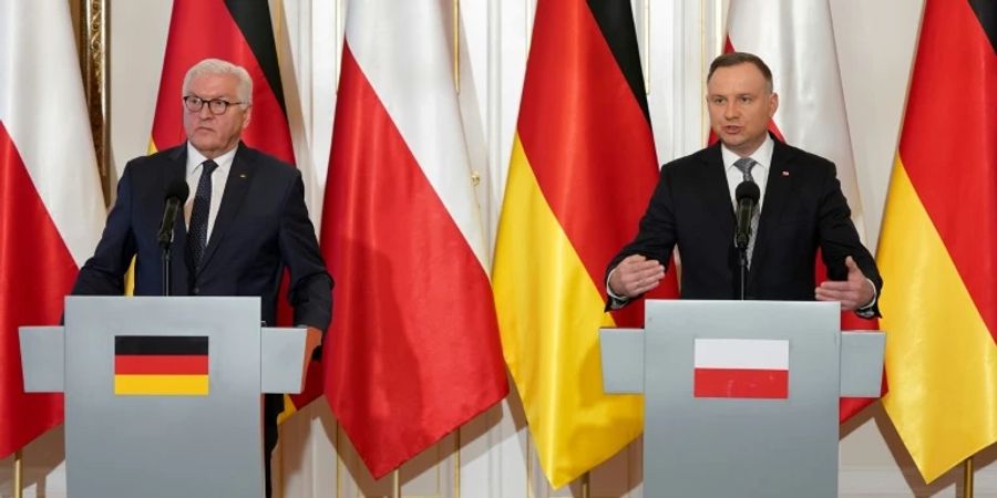 Steinmeier (l) und Duda