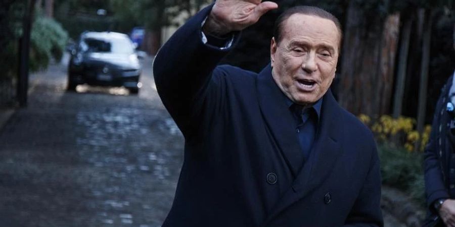 Silvio Berlusconi, ehemaliger Ministerpräsident von Italien und Parteichef der Forza Italia, im vergangenen Dezember in Rom. Foto: Roberto Monaldo/LaPresse/AP/dpa