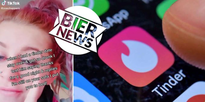 Tinder danach - Britin (28) erschrickt – ihr Date liegt noch auf Sofa!