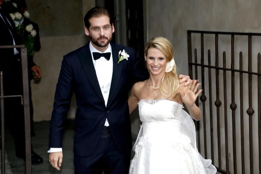 Michelle Hunziker und Tomaso Trussardi gaben sich 2014 in Bergamo (I) das Ja-Wort.