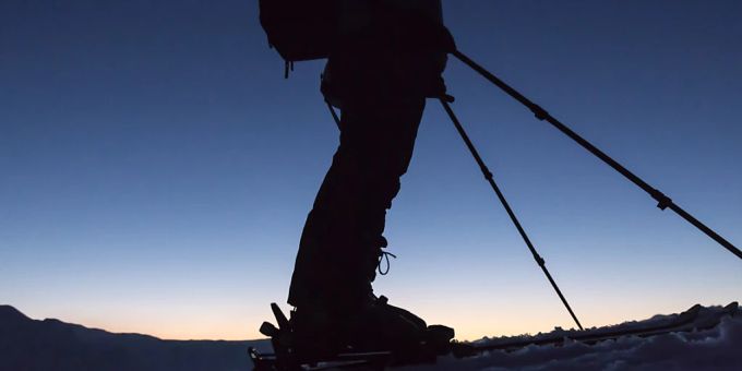Ein Skitourengänger verunglückte tödlich (Symbolbild) Skitouren