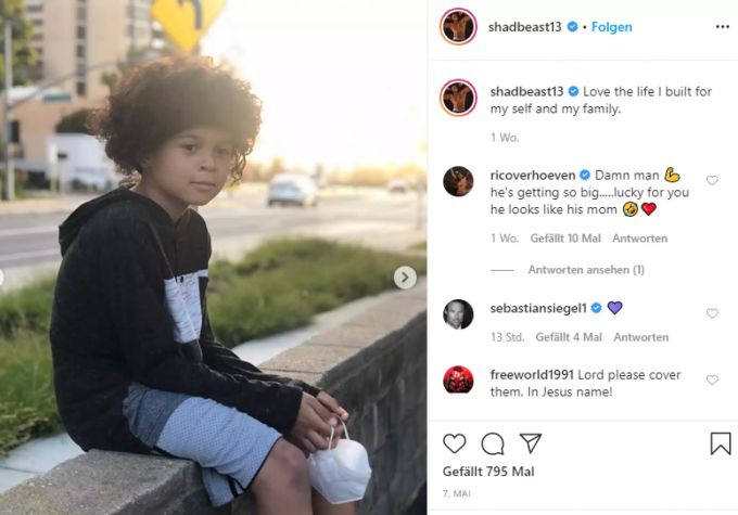 Der zehnjährige Sohn von Shad Gaspard konnte gerettet werden. Shad Gaspard