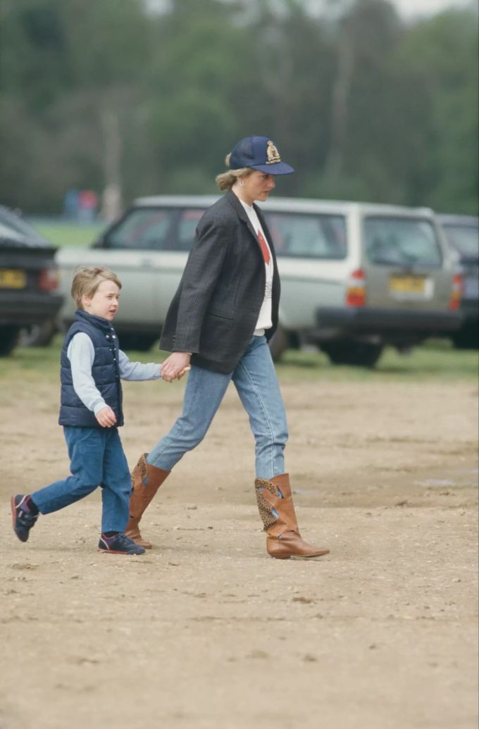 Prinz William im Alter von sieben Jahren. Prinz William Diana