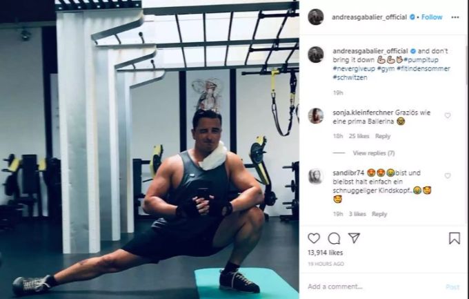 Andreas Gabalier ist topfit. andreas