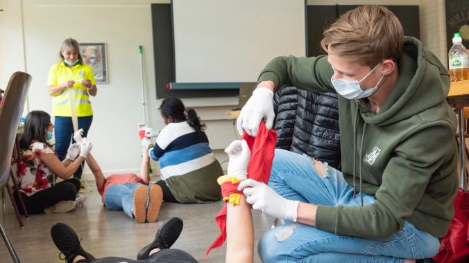 Daniel hat sich für die bunte Variante entschieden ...