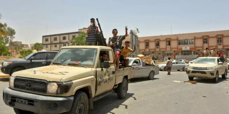 Kämpfer der libyschen Einheitsregierung
