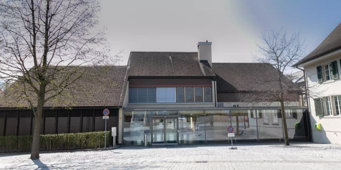 Das Kirchgemeindehaus in Freienbach. Feienbach