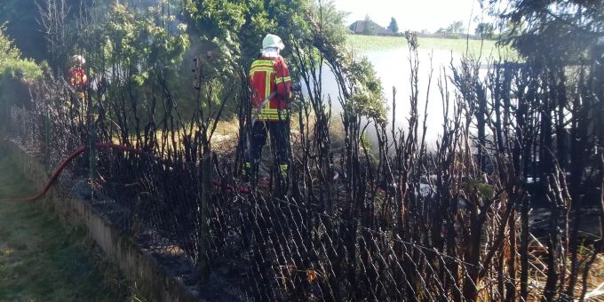 Beim Brand wurde niemand verletzt. Beim Brand wurde niemand verletzt