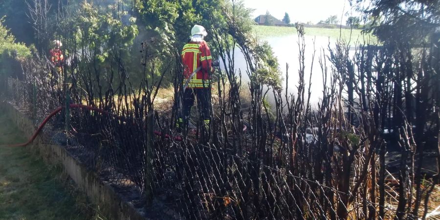 Beim Brand wurde niemand verletzt