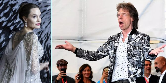 Mick Jagger Angelina Jolie