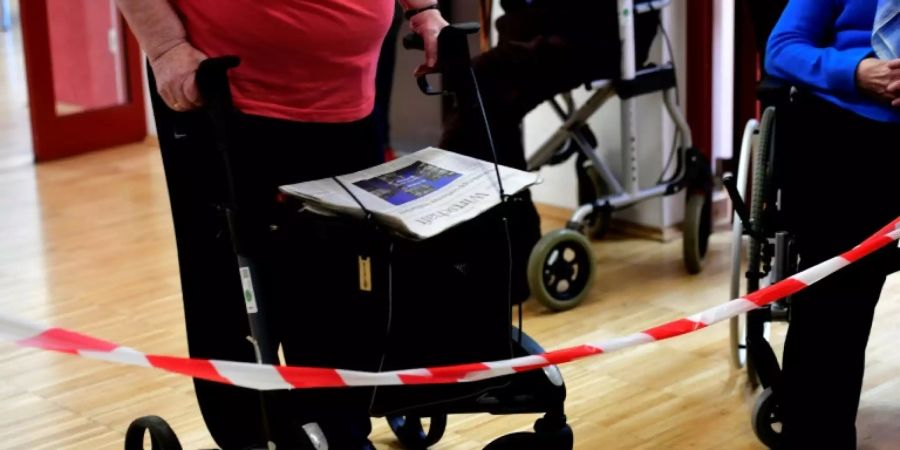 Rollator in Düsseldorfer Alten- und Pflegeheim