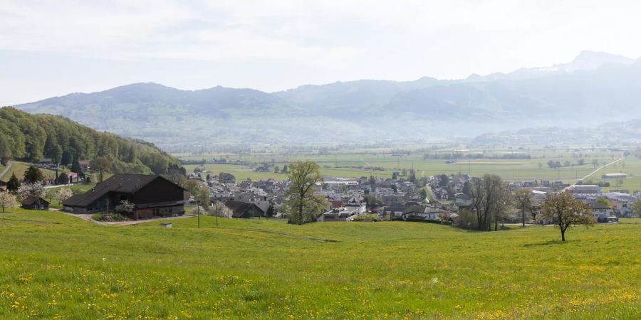 Die Gemeinde Tuggen (SZ).