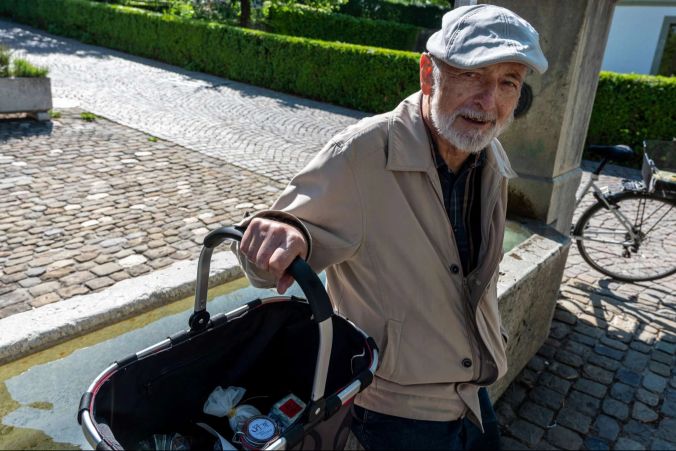 Robert Schlegel ist heute das erste Mal seit «langer, langer Zeit» wieder am Märit