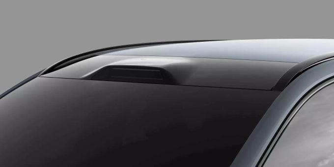 So wird der LiDAR Scanner im Fahrzeugdach der neuen Volvos aussehen Volvo LiDAR Luminar SPA2