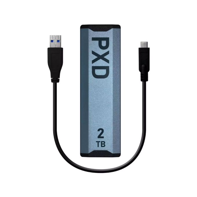 Die SSD wird mit USB-C-Kabel an den Rechner geschlossen. SSD USB-C Kabel