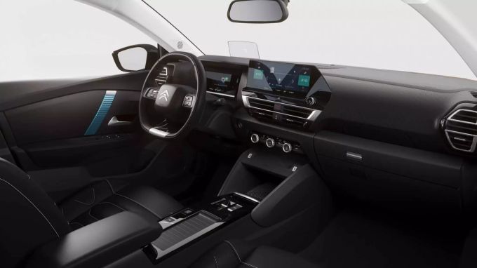 Im Innenraum steht der Komfort im Vordergrund Citroën ë-C4