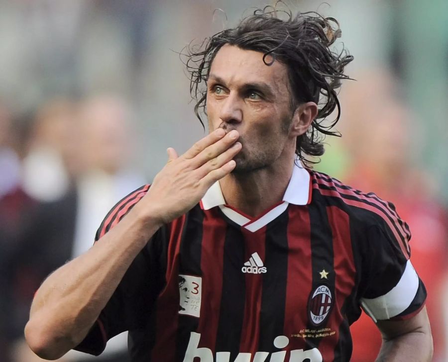 Paolo Maldini spielte 24 Jahre für den AC Milan