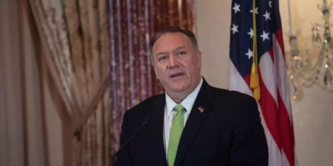 US-Aussenminister Mike Pompeo kritisiert die Behandlung einer Atom-Inspekteurin im Iran. mike pompeo
