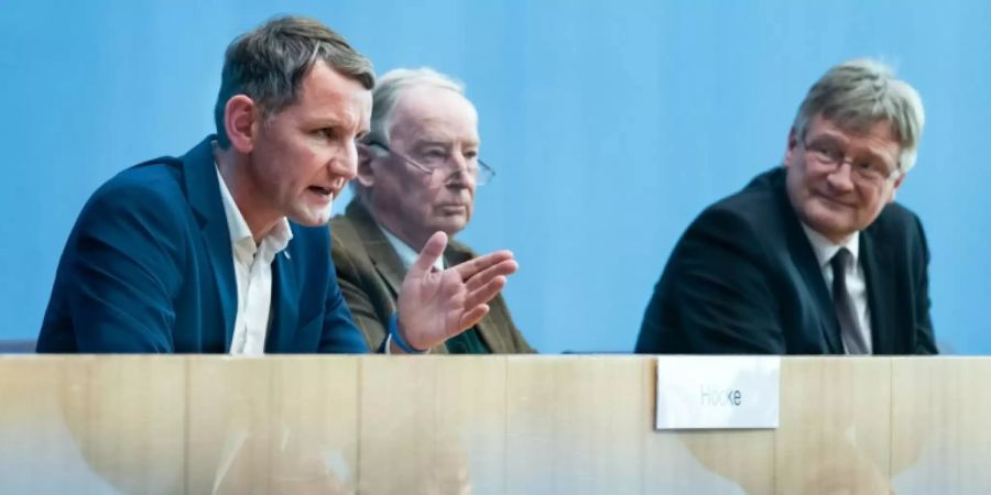 Björn Höcke, Alexander Gauland und Jörg Meuthen