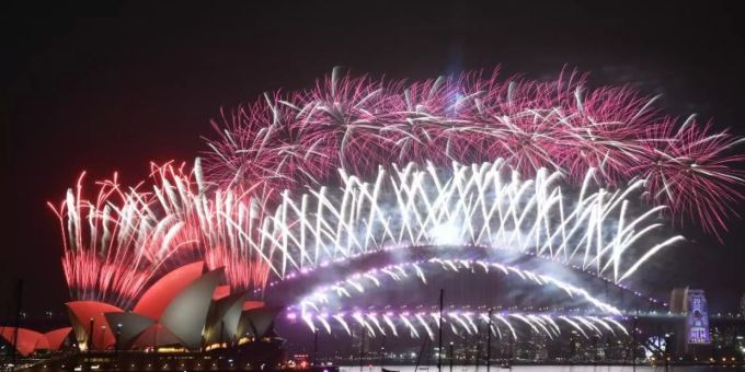 Feuerwerk in Sydney. Foto: City Of Sydney - Mick Tsikas/AAP/dpa Feuerwerk in Sydney. Foto: City Of Sydney - Mick Tsikas/AAP/dpa