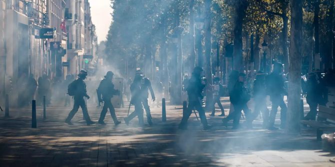 «Gelbwesten»-Proteste in Paris