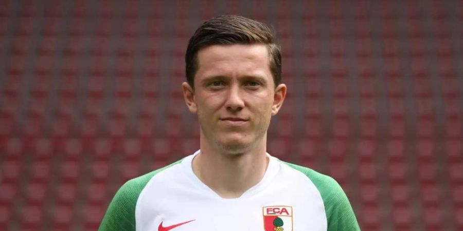 Darf beim FC Augsburg wieder mittrainieren: Michael Gregoritsch. Foto: Karl-Josef Hildenbrand/dpa