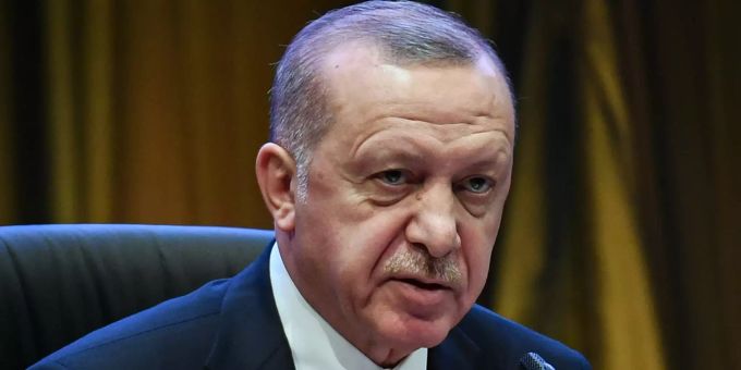 Der Präsident der Türkei, Recep Tayyip Erdogan. Türkei Festnahmen Erdogan