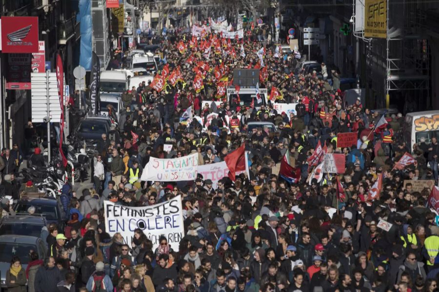 frankreich streik