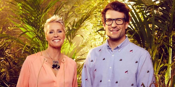 Sonja Zietlow und Daniel Hartwich vom Dschungelcamp. Ich bin ein Star – holt mich hier raus!