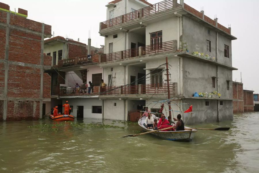 Monsun in Indien unwetter