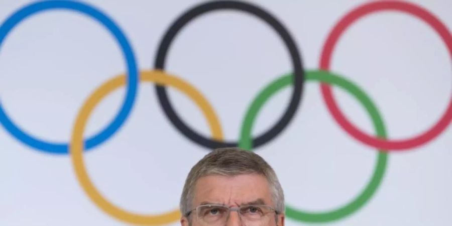 Thomas Bach hat den Fall Salazar als «sehr besorgniserregend» bezeichnet. Foto: Martial Trezzini/KEYSTONE/dpa