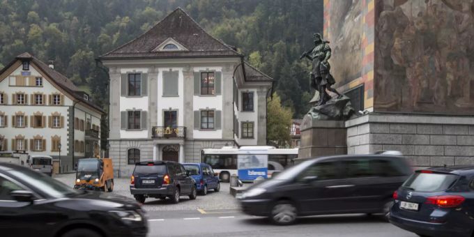 Das Urner Rathaus in Altdorf. Rathaus