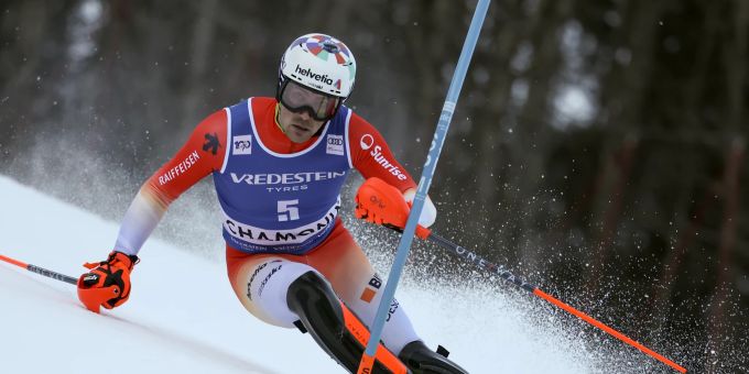 Macht dank eines starken zweiten Laufs einen Riesen-Sprung nach vorne und gewinnt: Daniel Yule. Daniel Yule