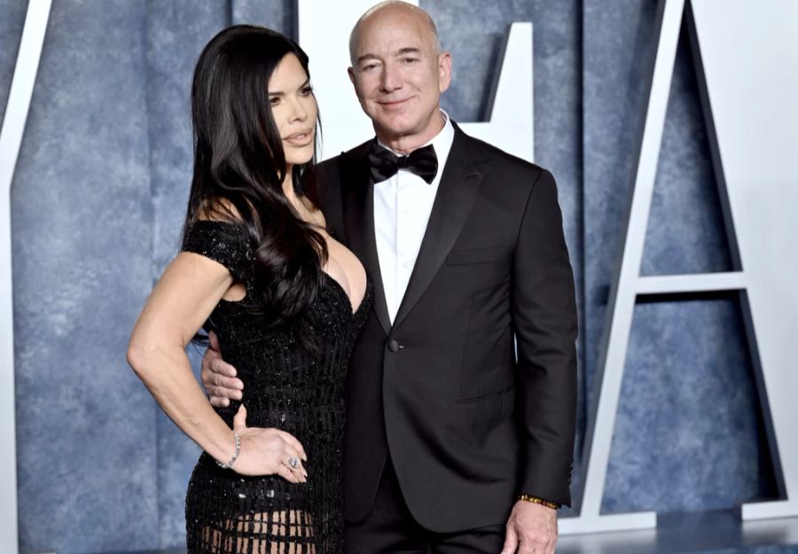 Lauren Sánchez und Jeff Bezos.