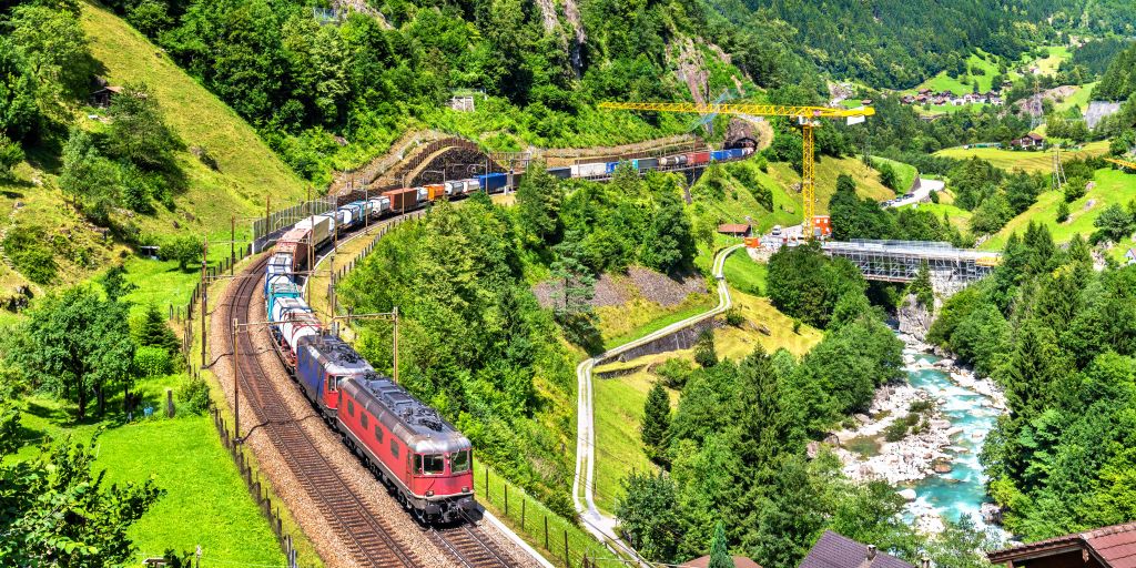 This is the length of the Swiss Gotthard Tunnel