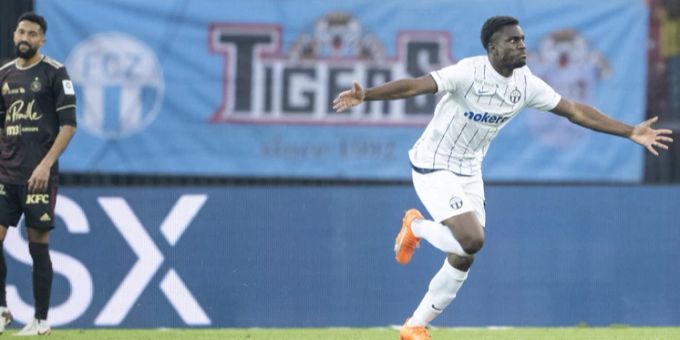 Junior Ligue jubelt wohl noch länger im FCZ-Trikot; er verlängert bis 2028. (Archivbild) Junior Ligue FC Zürich