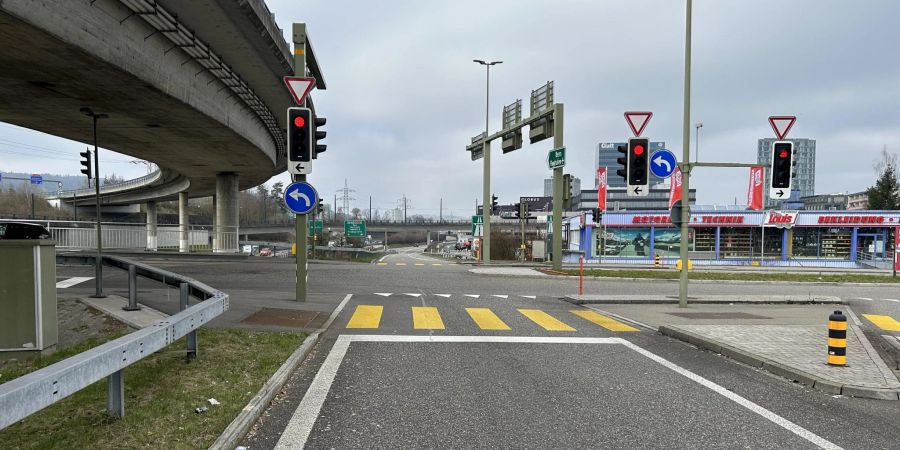 Verkehrskontrolle in Wallisellen.