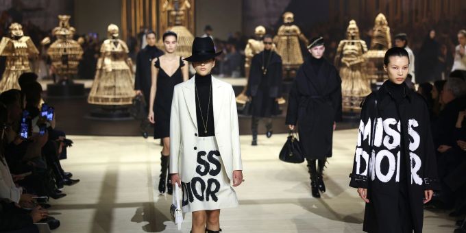 Ein Statement: die neuen Kreationen von Dior. Ein Statement: die neuen Kreationen von Dior.