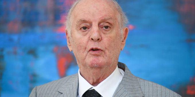 Dirigent Daniel Barenboim gastiert mit den Berliner Philharmonikern in Georgien. Daniel Barenboim