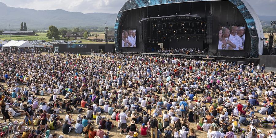 Ein Konzert an der letztjährigen Ausgabe des Paléo Festivals. Es werden von den Veranstaltern 300'000 Besucherinnen und Besucher erwartet.