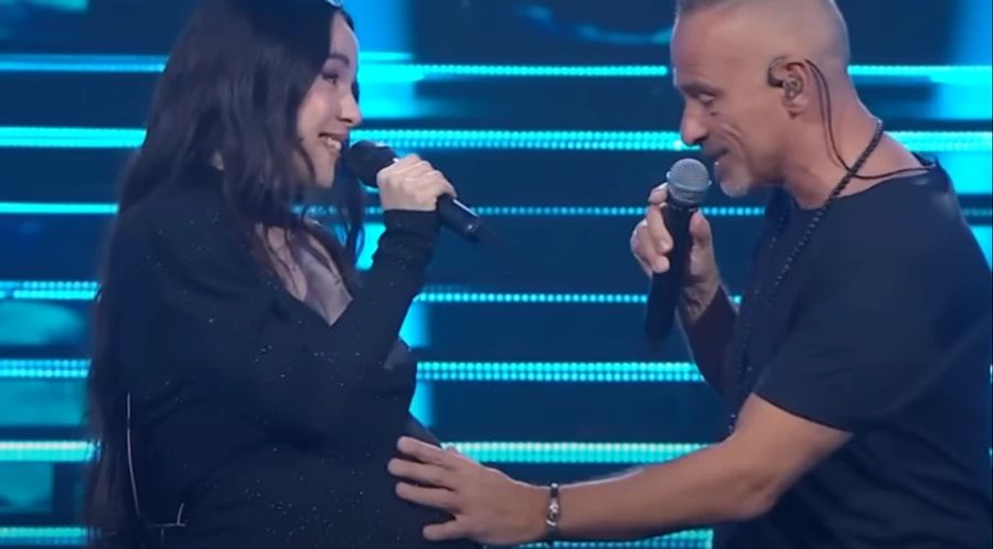 Aurora und Eros Ramazzotti performten ein Duett.