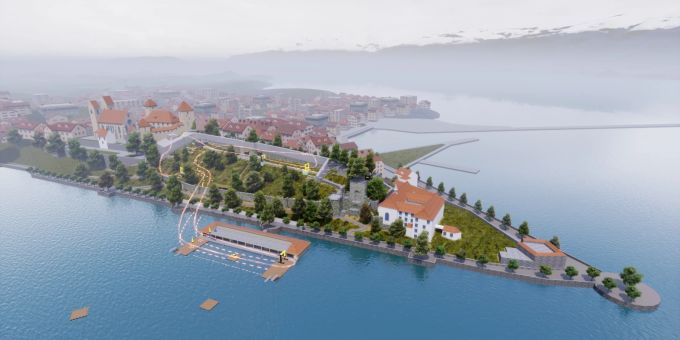 Die digitale Version von Rapperswil sieht dem Original verblüffend ähnlich aus. rapperswil