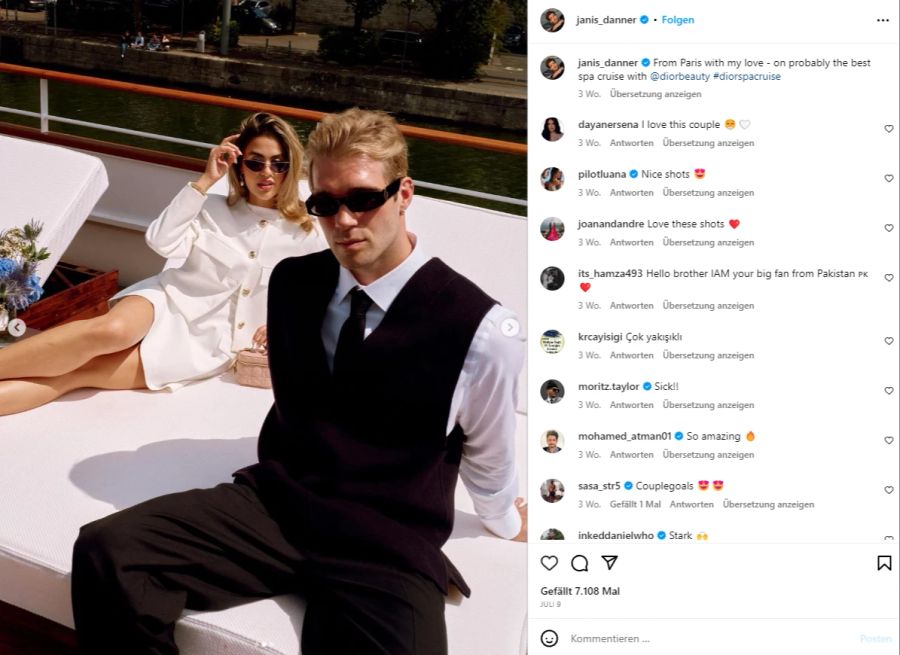 Janis Danner, ein Influencer mit 1,5 Millionen Followern, wollte den Geburtstag seiner Verlobten in Italien feiern.