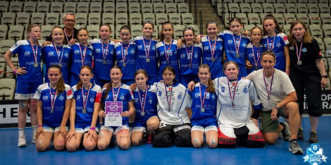 Die Zürich United-G14-Wildcats holen Siber gegen Finnland bei den Prague Games 2023. Zürich United-G14-Wildcats
