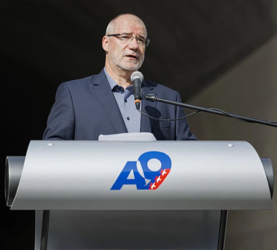 Die Gesamtverantwortung für das Autobahnbauprojekt untersteht seit 2013 Martin Hutter. (Archivbild)